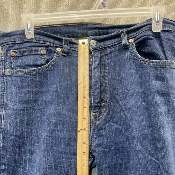 Levi's 505 Jeans Men's 36x34 Regular Fit Straight Leg - Picture 5 of 14